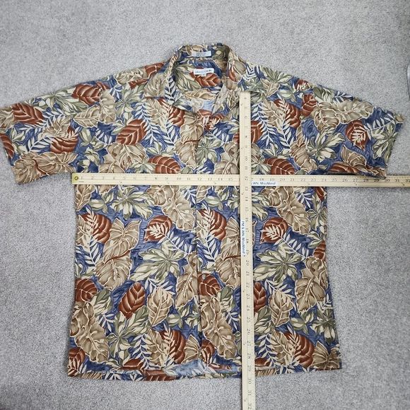 Pierre Cardin Floral and Leafs Button-Up Shirt - Picture 7 of 9